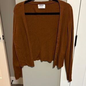Old Navy Women's Brown Cardigan Sweater